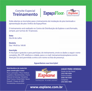 Treinamento Espaçofloor